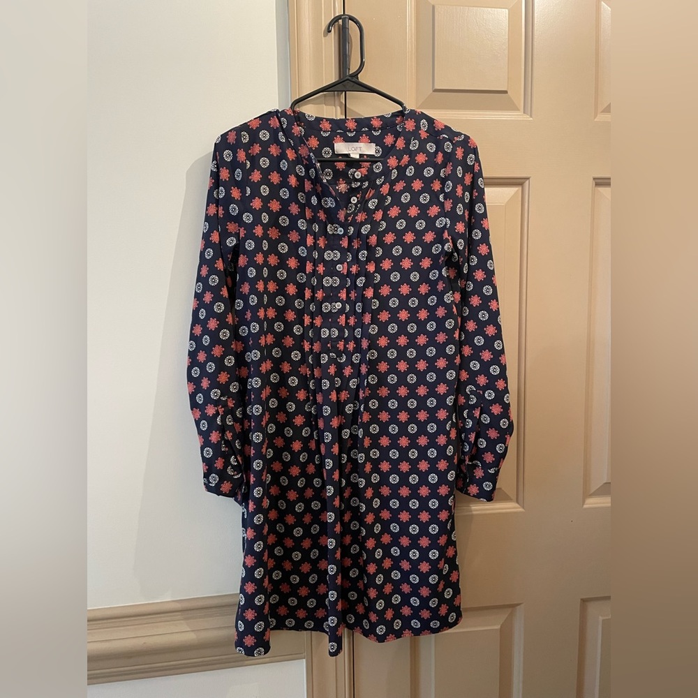 LOFT long sleeve dress